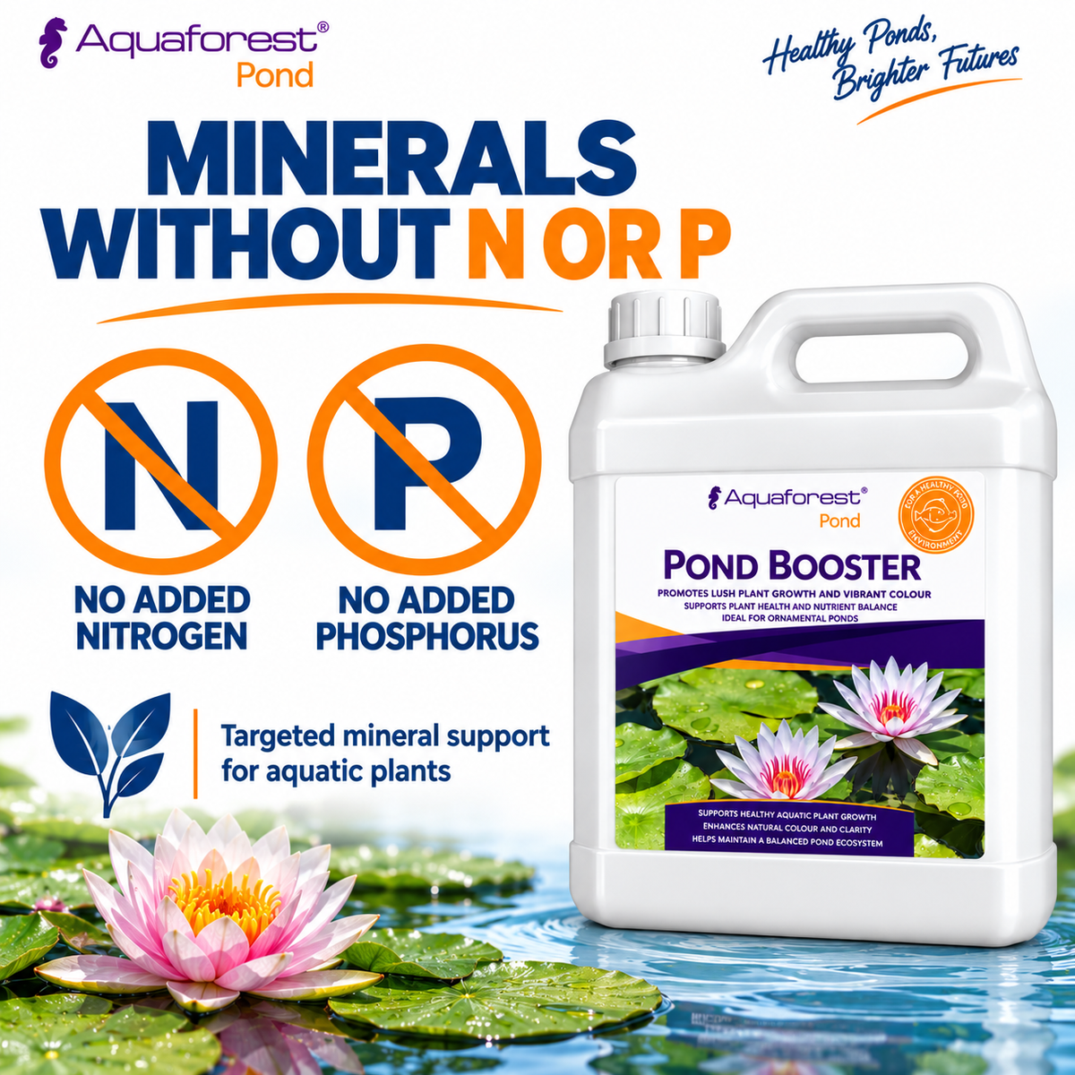 Aquaforest Pond Booster 1000ml – Mineral Fertiliser for Pond Plants