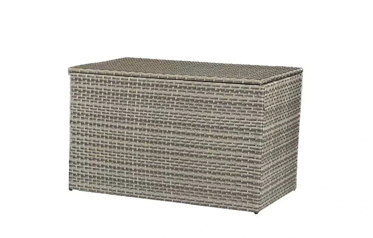 Chesterton Grey 5 Seater Corner Rattan Garden Sofa Lounge Set, Cover and Cushion Box Bundle