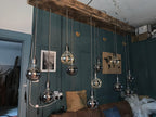 Chunky Wooden Beam Chandelier | Large Kitchen Island & Dining Lighting UK