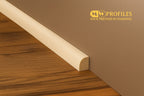 Pine Wood Quadrant Trim 10 MM 12 MM 20 MM x 1 M & 2.4 M Length Natural Moulding Decorative Flooring Edge Beading Strip