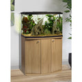 Marina Vue 87 LED Aquarium & Light Oak Cabinet