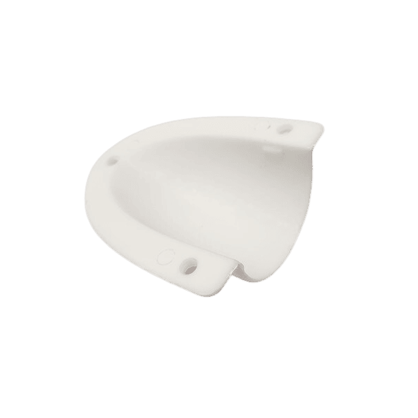 Medium White Clamshell Cable Entry Cover