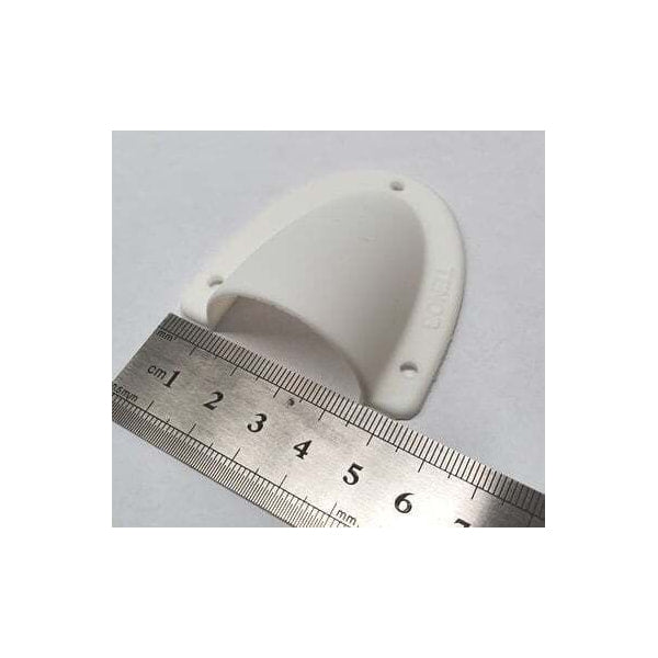 Medium White Clamshell Cable Entry Cover