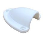 Exotronic Large White Clamshell Cable Entry Cover