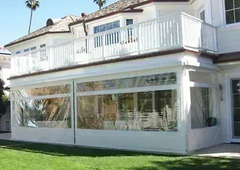 20 MIL Clear Vinyl Tarp - 20' x 20'