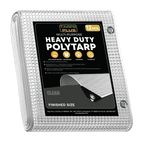 Clear Poly Tarp 10' x 20'