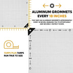 Clear Poly Tarp 6' x 20'