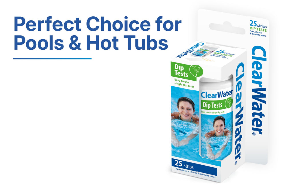 Clearwater 4-In-1 Pool & Spa Test Strips (25 Test Strips)