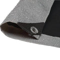 Closeout - 6' x 8' Silver/Black Poly Tarp