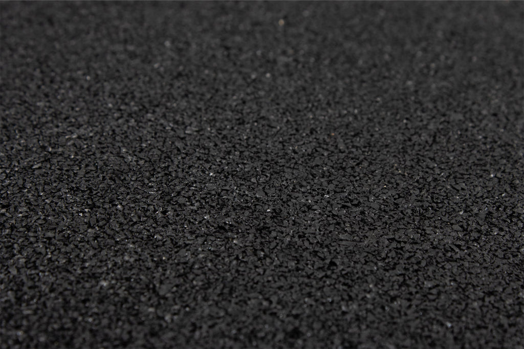 Black SBR Interlocking Rubber Gym Flooring with Connectors (1m x 1m) (30mm)