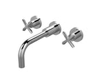 Cylin 3 Hole Wall Mounted Basin Mixer Tap