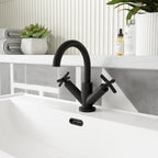 Cylin Deck Mounted Mono Basin Mixer With Pop Up Waste