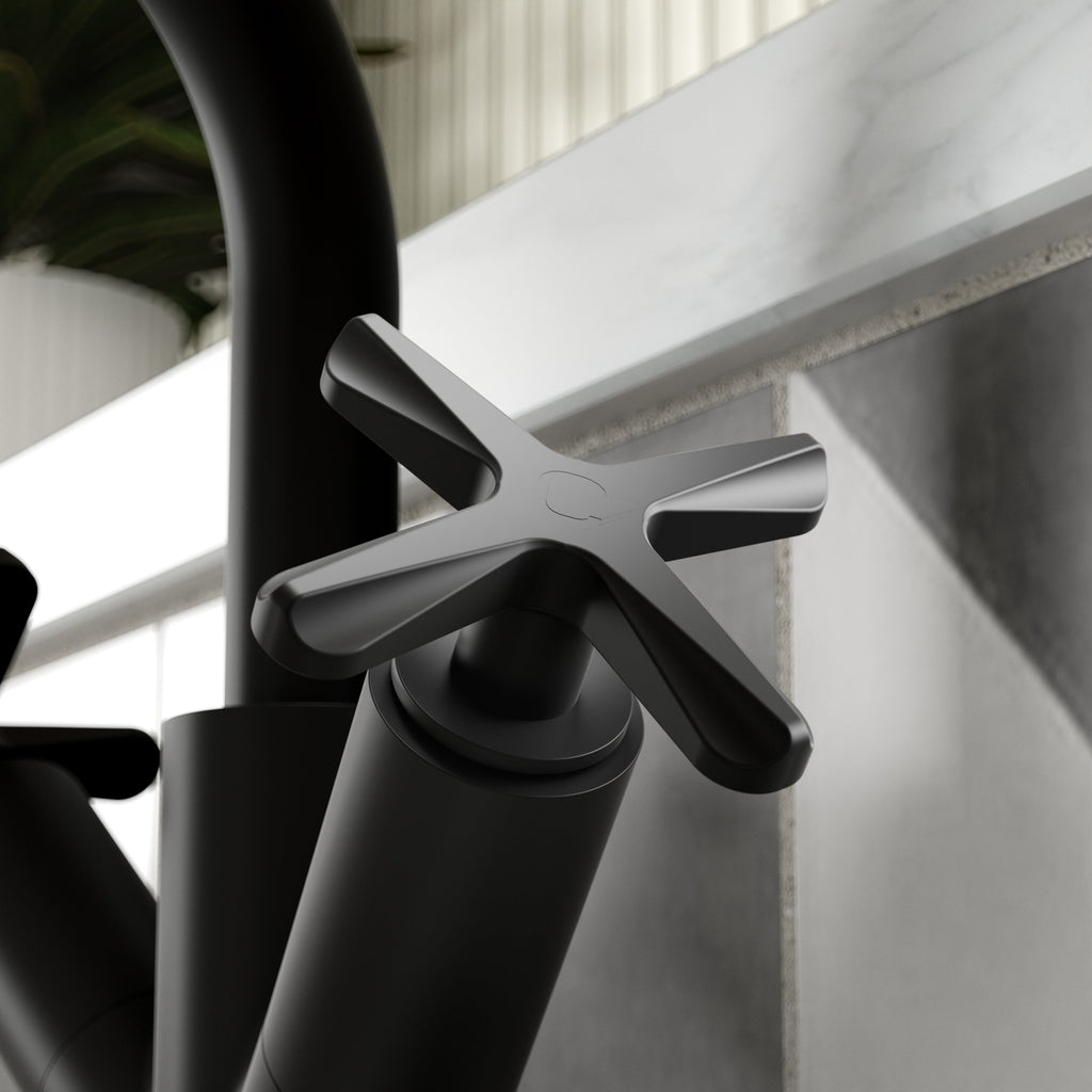 Cylin Deck Mounted Mono Basin Mixer With Pop Up Waste