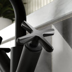Cylin Deck Mounted Mono Basin Mixer With Pop Up Waste