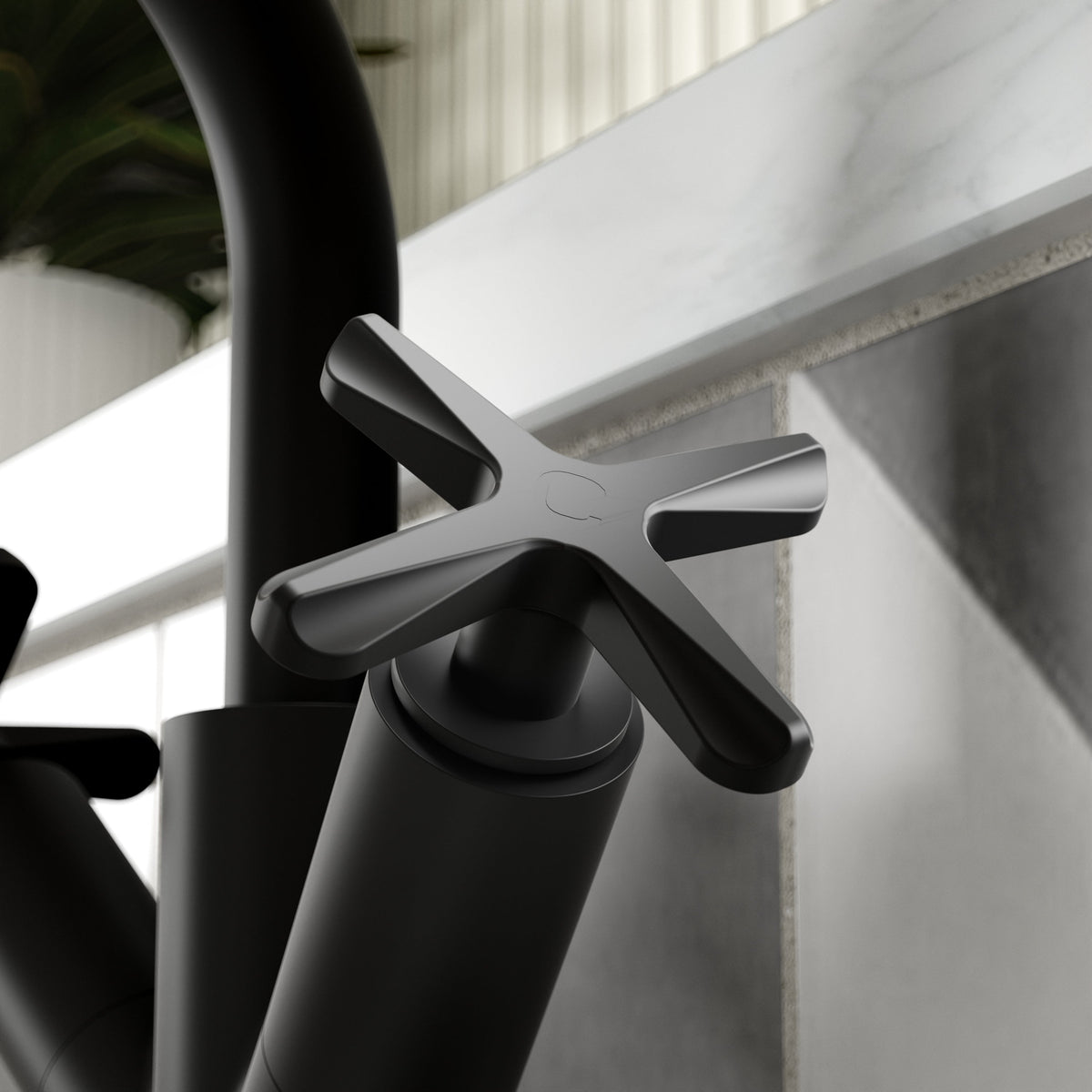 Cylin Deck Mounted Mono Basin Mixer With Pop Up Waste