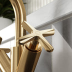 Cylin Deck Mounted Mono Basin Mixer With Pop Up Waste