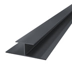 5m Aluminium Butt Joint H-Section for Coastline Shiplap Cladding – Anthracite Grey 5m Aluminium Butt Joint H-Section for Coastline Shiplap Cladding – Anthracite Grey