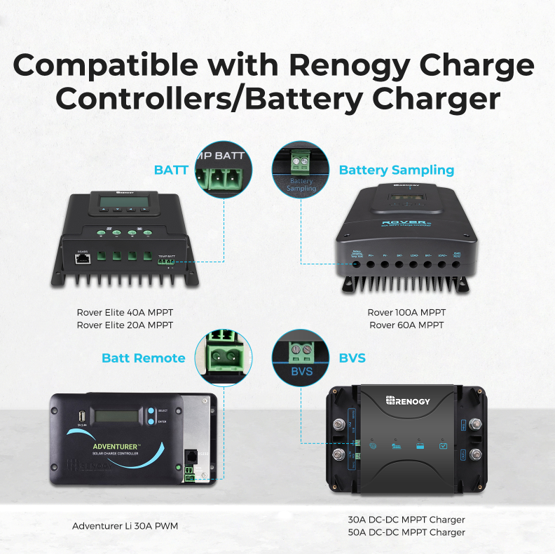 Battery Voltage Sensor with Battery Ring Terminals