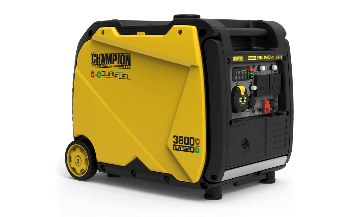 Champion 3600 Watt LPG Dual Fuel Inverter Generator
