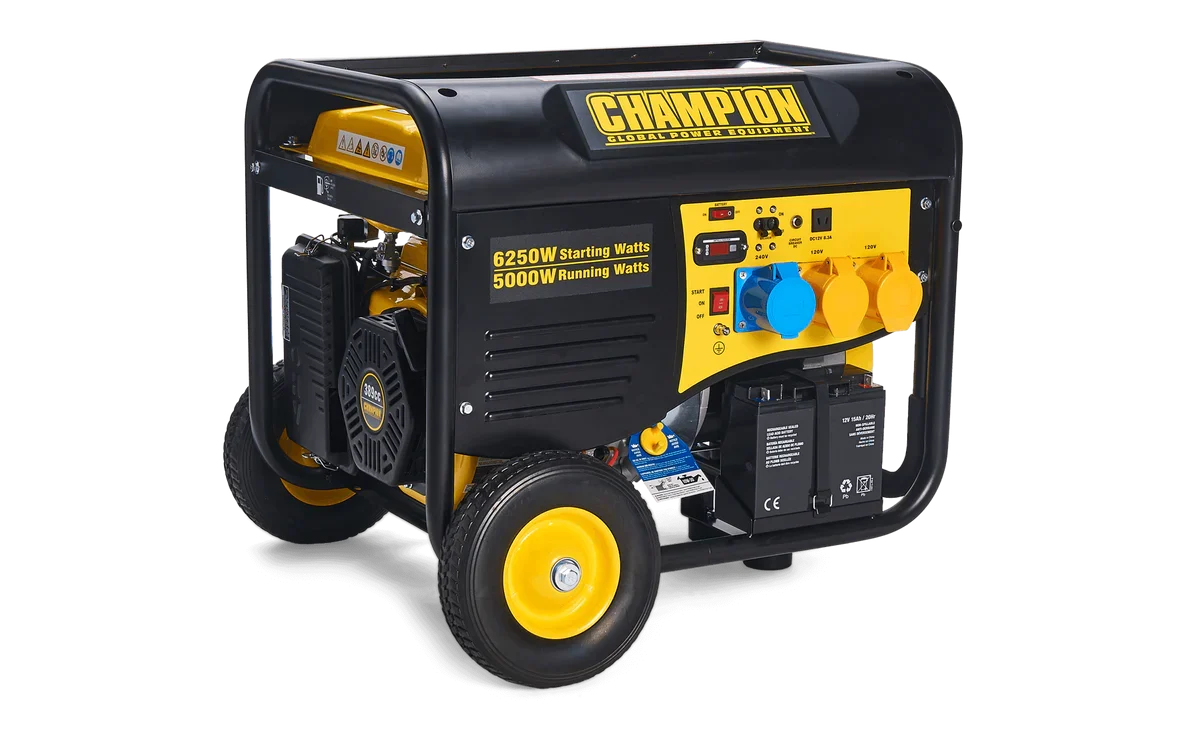 Champion CPG6500E2 5500W Petrol Generator with Electric and Remote Start