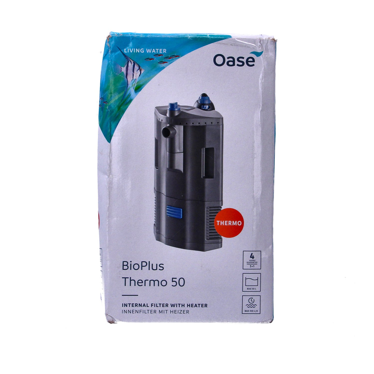OASE BioPlus Thermo 50 Aquarium Corner Heater Filter