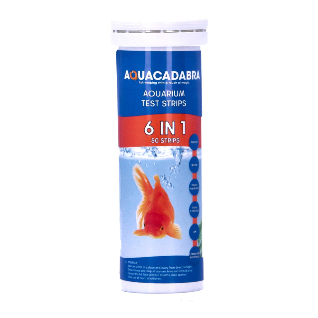 Aquacadabra Aquarium 6 in 1 Test Kit, 50 Strips