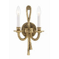 Open Box - Crystorama Lighting Group 650-OB Arlington 2 Light Candle Style Double Wall Sconce