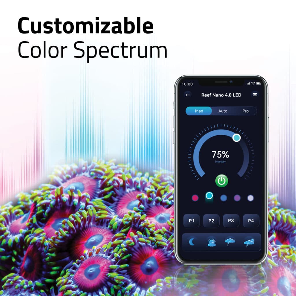 Fluval Reef 4.0 Nano LED Light w/BT Mesh 25W Aquarium Fish Tank