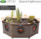 Blagdon Affinity Mocha Grand Half Moon Pool