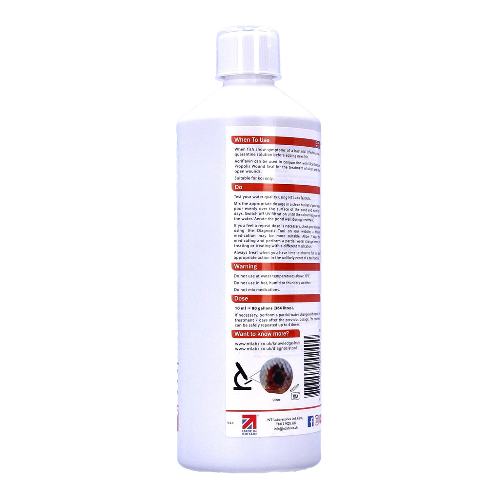 NT Labs Koi Care Acriflavin Antibacterial Fish Treatment