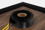 Self Adhesive Flexible PVC Skirting Board 50x20 MM x 5 M & 10 M Length Soft Trim Strip for Floor & Wall Edge Finishing