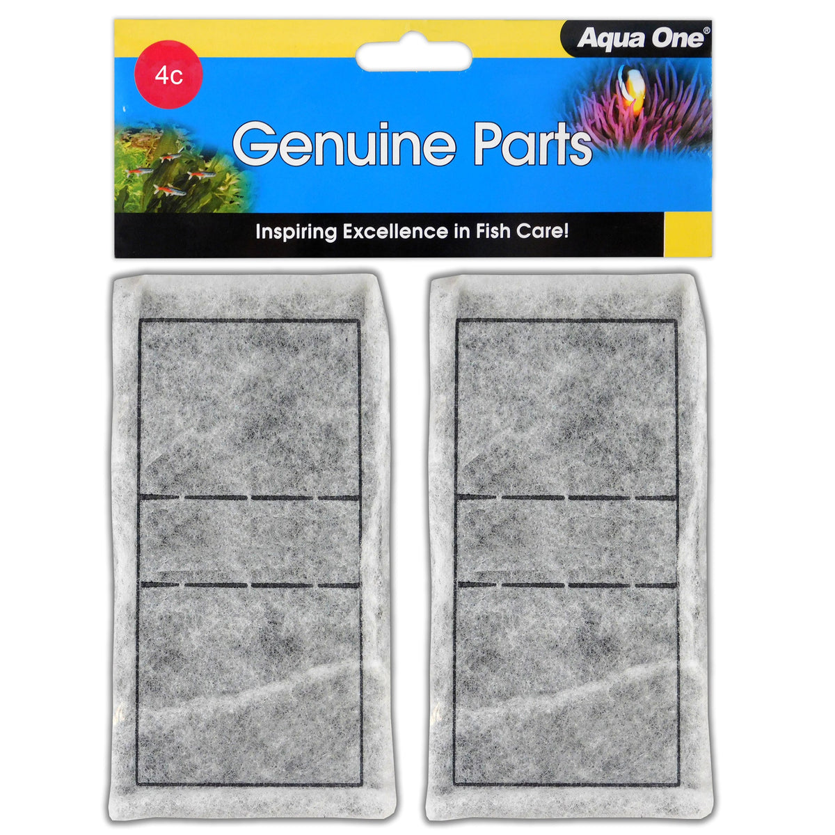 Aqua One AquaStyle 850 Filter Sponge 4C Carbon Cartridge