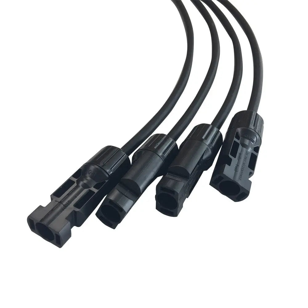 4 to 1 Solar Branch Connectors MMMMF+FFFFM Pair