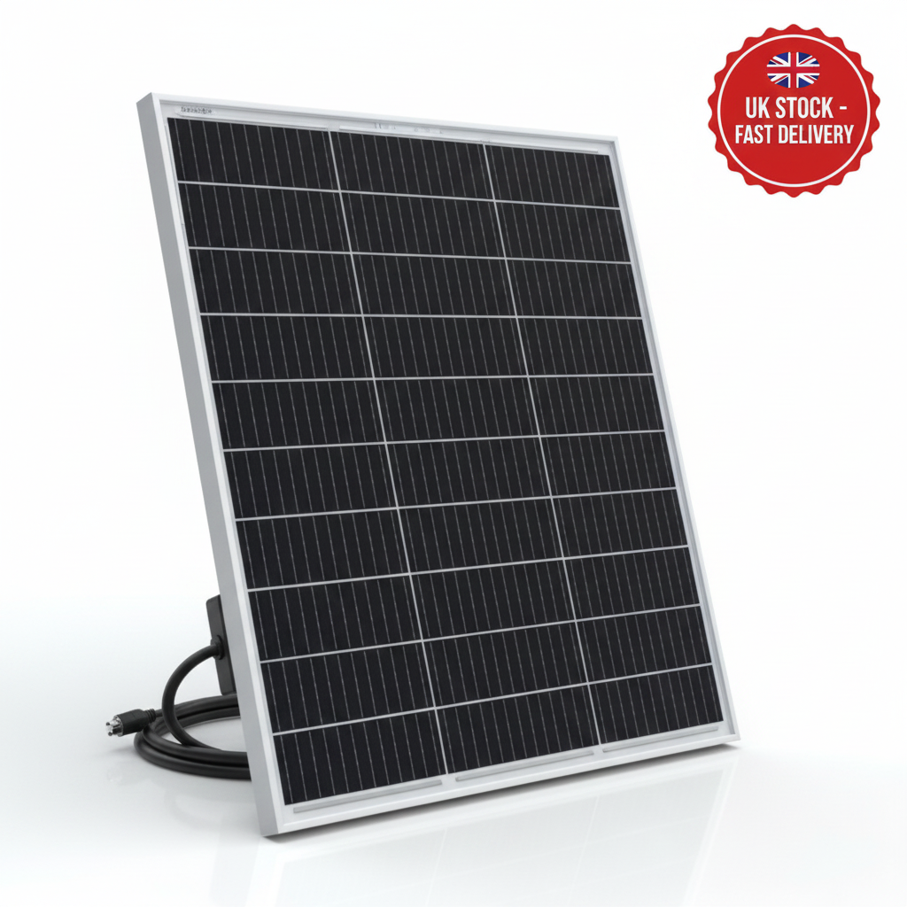 100W 12V bi-facial monocrystalline solar panel with 60cm cable
