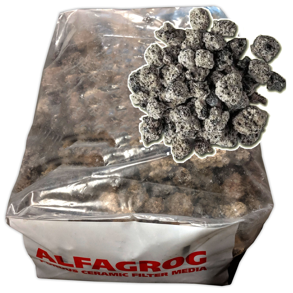 Alfagrog E40 Ceramic Pond/Aquarium Filter Media 15kg