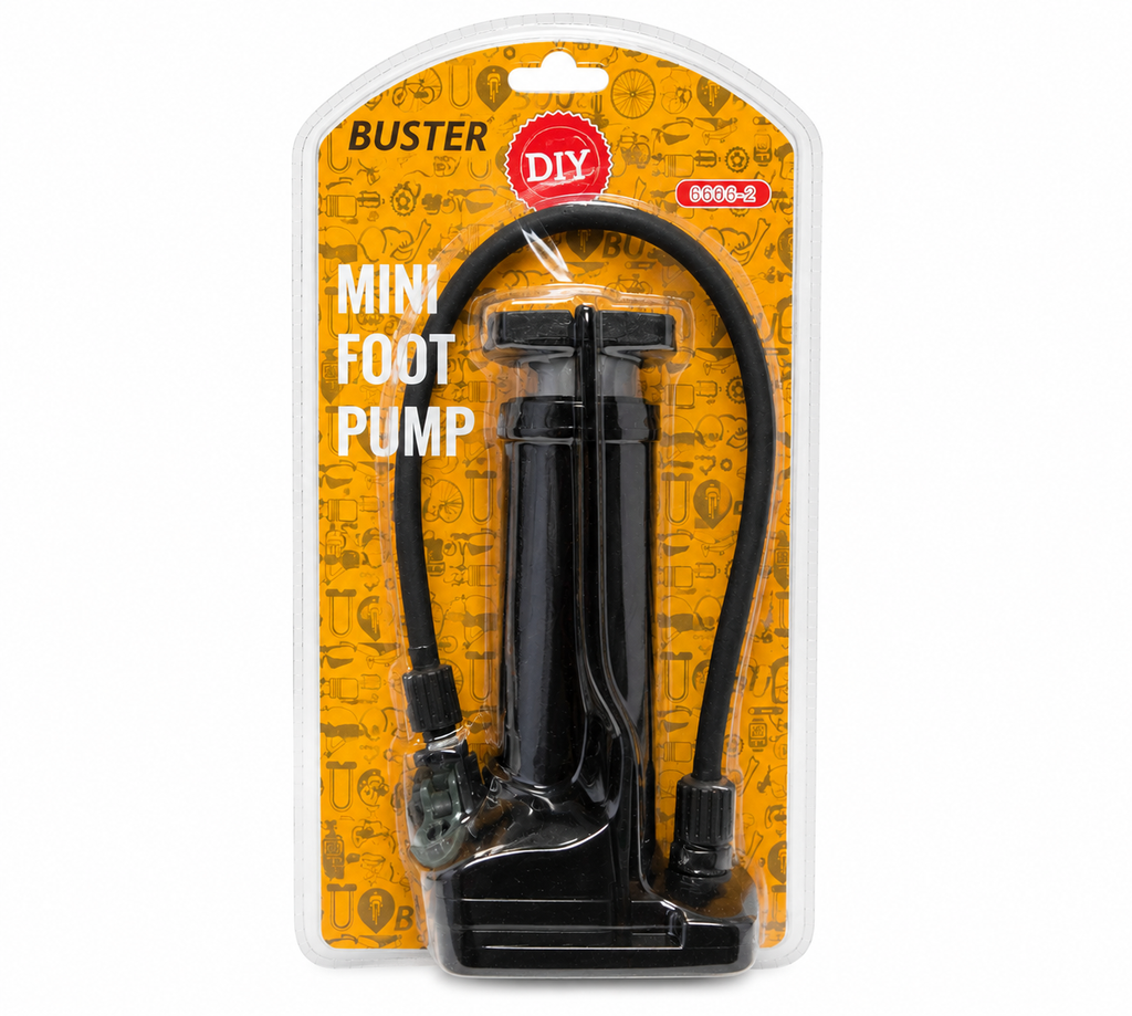 Mini Foot Pump Portable Air Inflator Bike Bicycle Ball Tyre Pump Compact Hand Pump