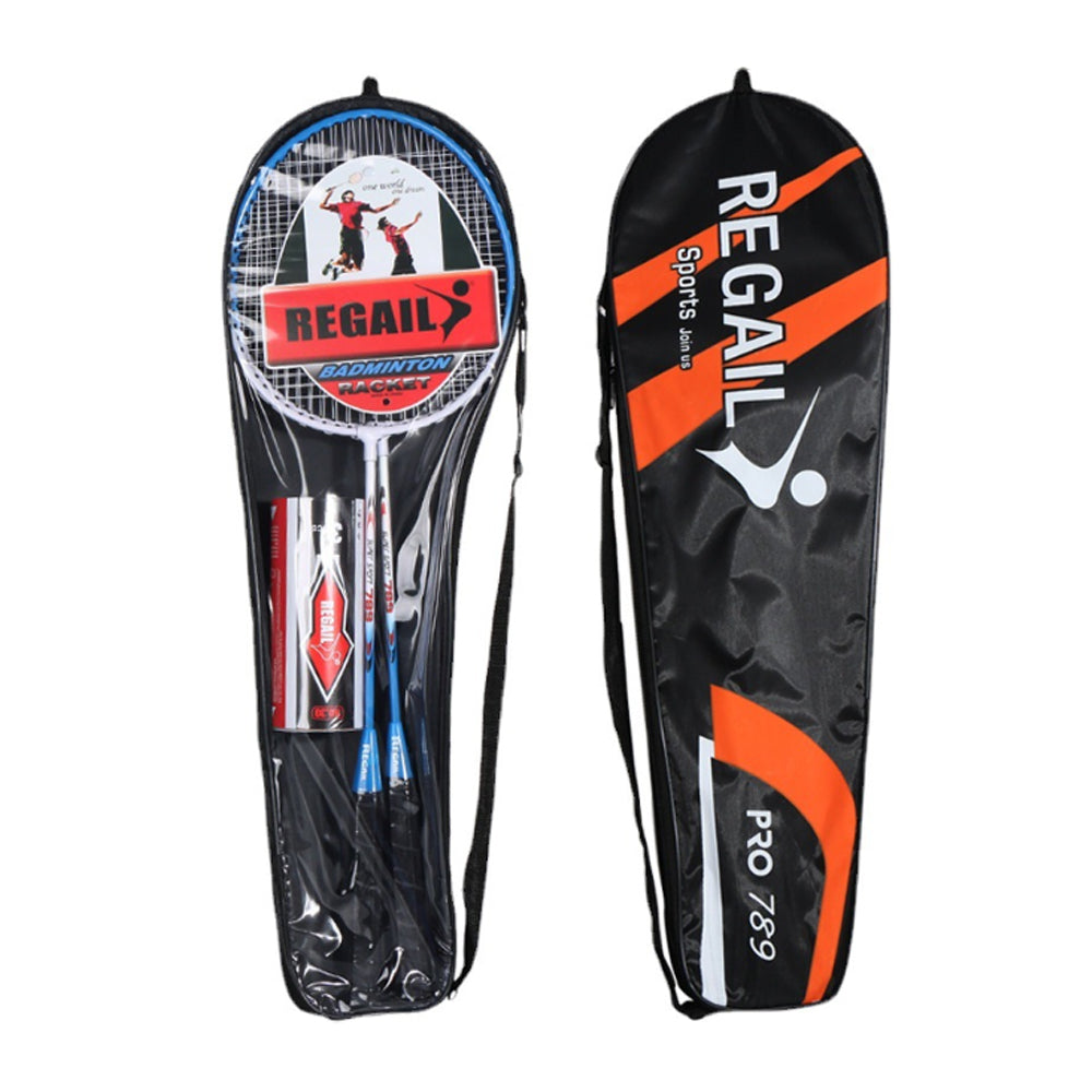 Badminton Racket Racquet Set Kit Outdoor Games Beginners with 3 Shuttlecock