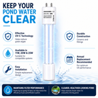 Aquacadabra UV Pond Bulb 4 Pin UVC Lamp Laguna Pressure Flo PF2500 PF5000