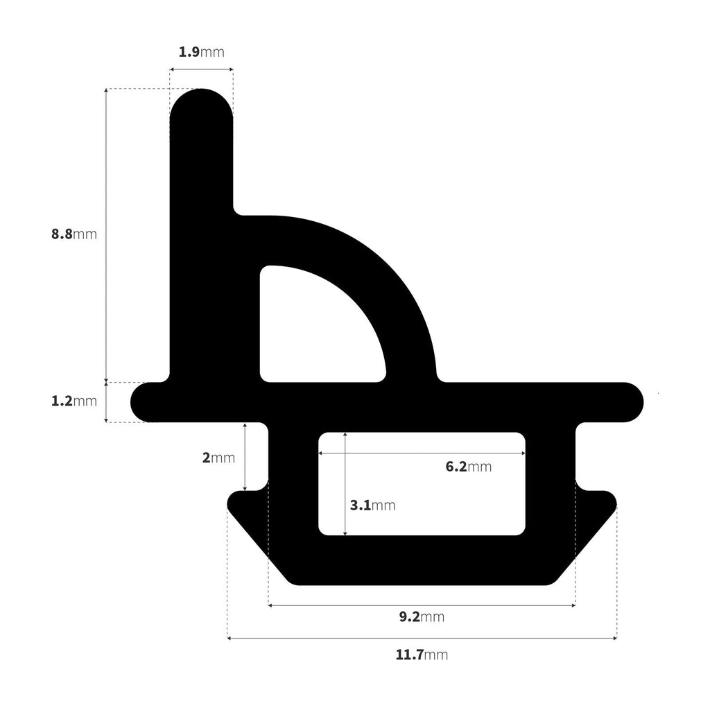 AluK-Compatible Bifold Door Gasket