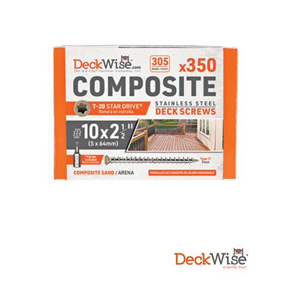 DeckWise Composite Deck Screws