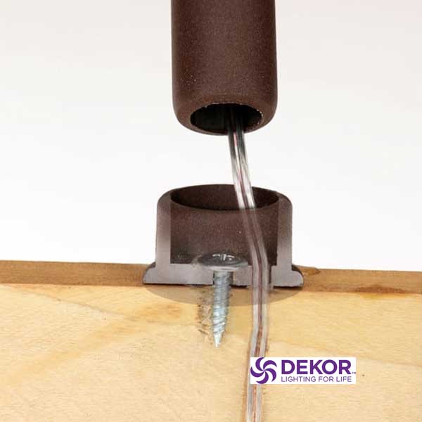 Dekor Round Aluminum Baluster End Caps