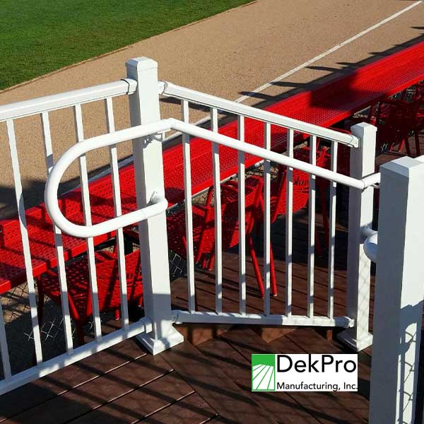 DekPro ADA Handrail P-Loop Return