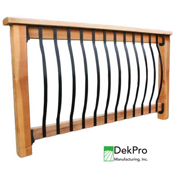 DekPro Bow Face Mount Balusters