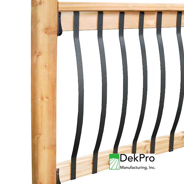 DekPro Bow Face Mount Balusters