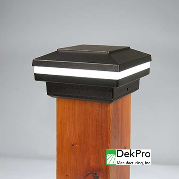 DekPro Effex Flat Glow Ring Post Caps