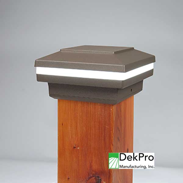 DekPro Effex Flat Glow Ring Post Caps