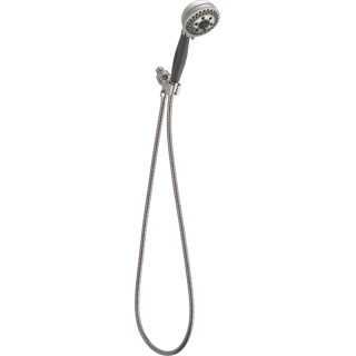 Open Box - Delta 54445-SS-PK Transitional Hand Shower Package with H2Okinetic Technology - Includes Hand Shower, Holder, and Hose