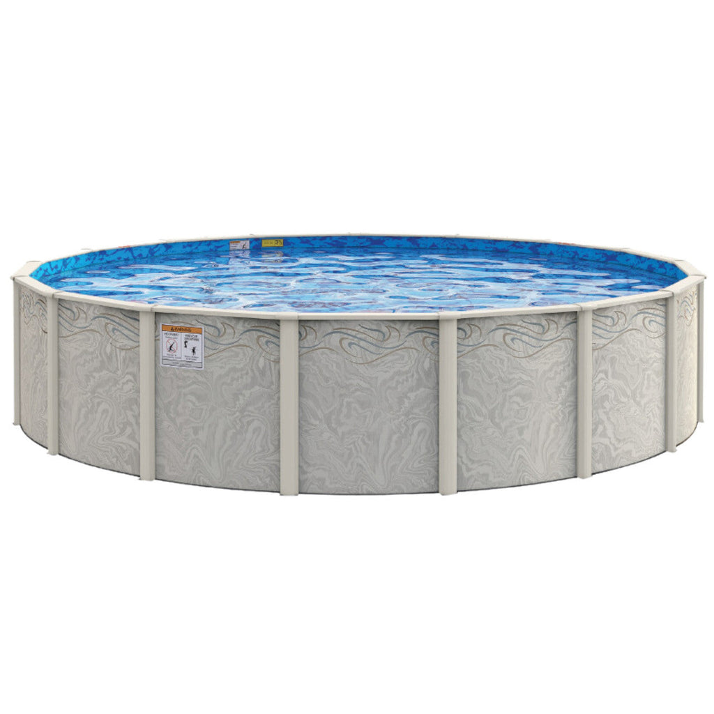 15' x 52" Round Delta Dream Salt-Friendly Above Ground Pool W/ Aluminum Wall