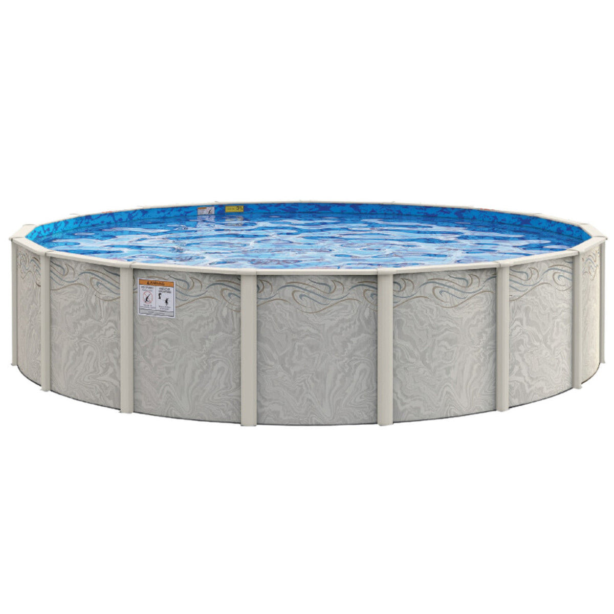 21' x 52" Round Delta Dream Salt-Friendly Above Ground Pool W/ Aluminum Wall