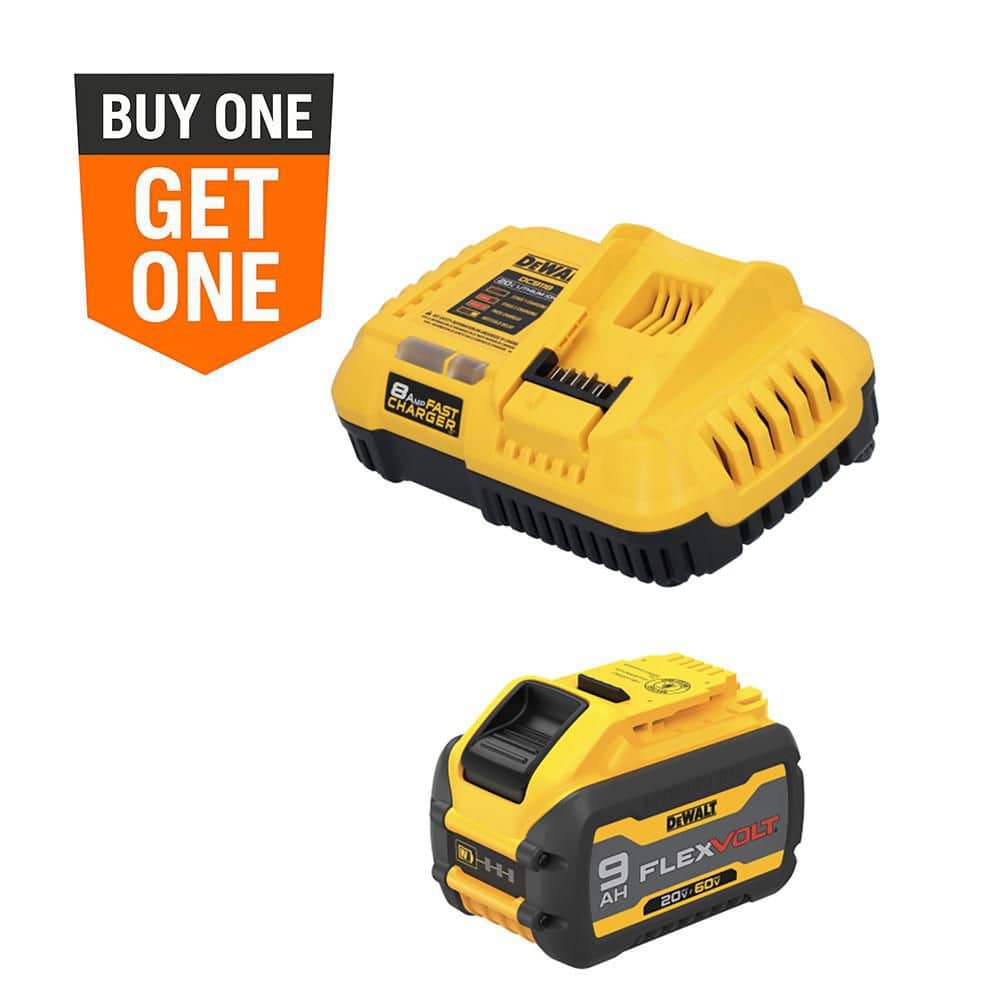 Open Box -  20V/60V MAX FLEXVOLT Lithium-Ion 9.0Ah Battery and Charger Starter Kit